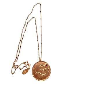 Satya 925 Gold Tone 925 Sterling Silver Pendant Necklace